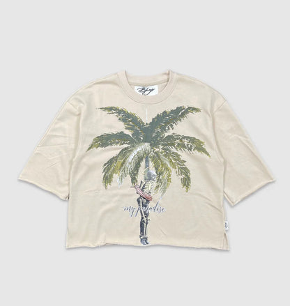 PARADISE CROPPED TEE