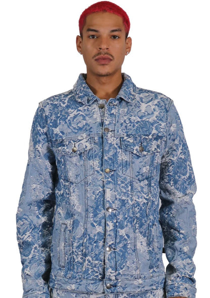 PREMIUM HEAVY PRINT DENIM JACKET