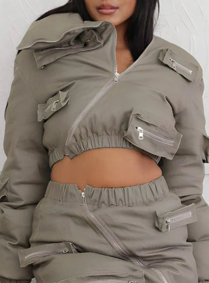 Women’s zip pocket jacket