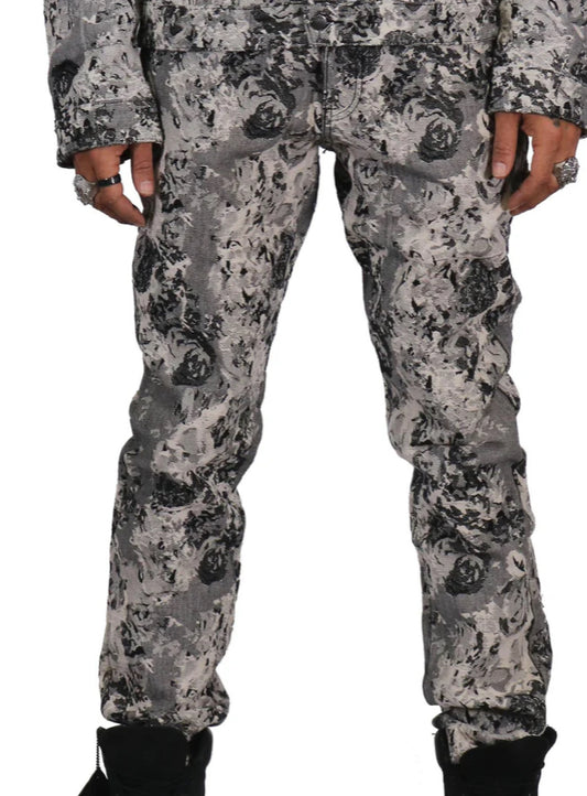 PREMIUM HEAVY PRINT DENIM PANTS